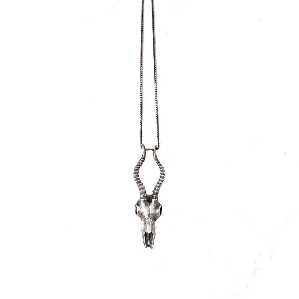 Antelope Skull-Necklace-Peaks & Prairies Jewellery