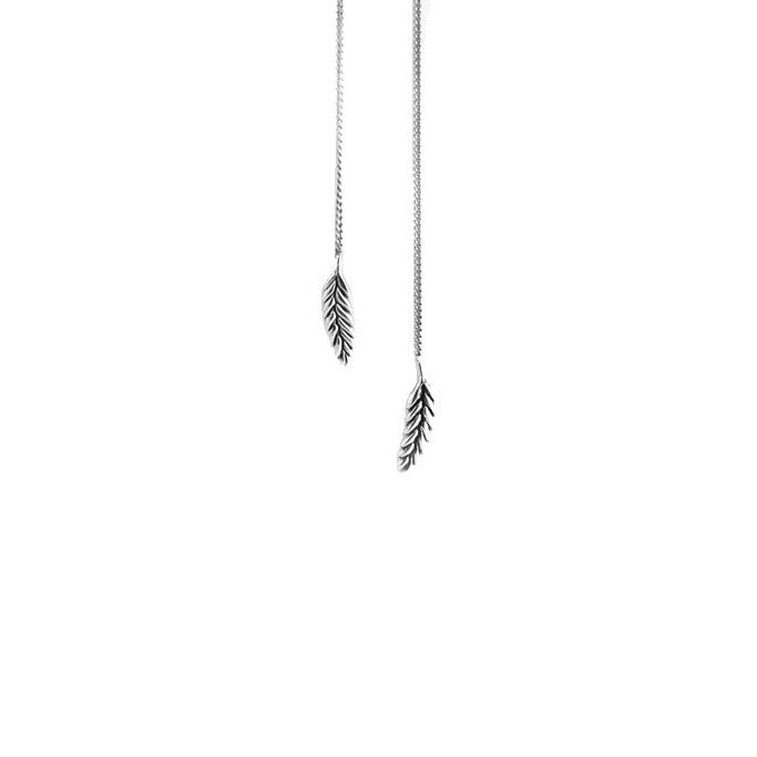 Wheat Threaders - Silver-Earring-Peaks & Prairies Jewellery