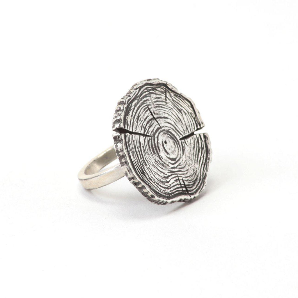 Wood Round-Ring-Peaks & Prairies Jewellery